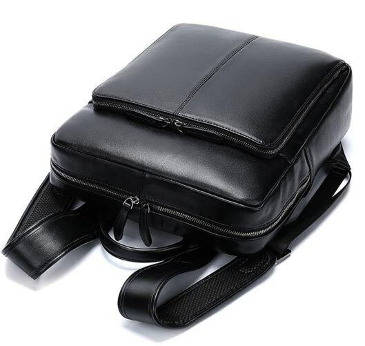 Рюкзак кожаный Vintage 14822 Черный Киев - изображение 8