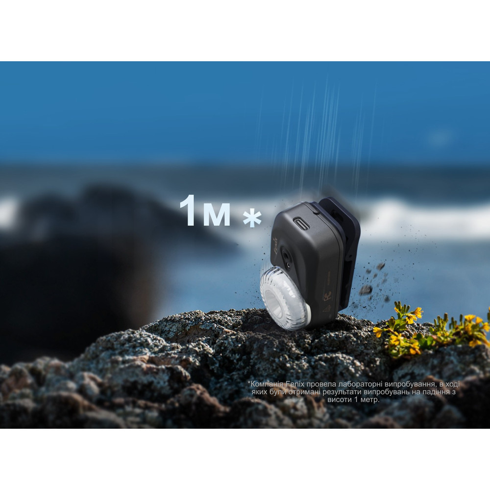 Фонарь налобный Fenix HL17R 500лм 100м Черный Винница - изображение 6