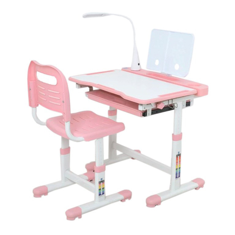 Детская Парта M 5068-8-2 со стулом, розовый, подставка для книги Винница - изображение 1