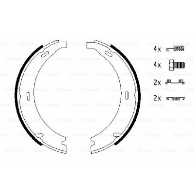 Тормозные колодки Bosch 0 986 487 543 Винница - изображение 5
