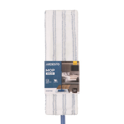 Швабра Ardesto Solid С телескопической ручкой 75/130 см и сменной насадкой 41 см Синяя (ARHE1111SB) Винница - изображение 8