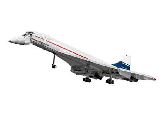 Конструктор Icons Concorde (2083 деталей)| Легендарний надзвуковий літак з коробкою Київ