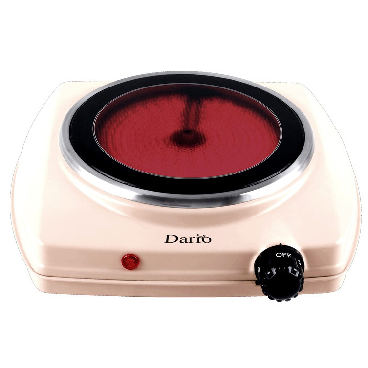 Маленька електроплита настільна DARIO, Побутова електроплитка, Потужна одноконфорочна електроплита FI-66 Львів - фото 12