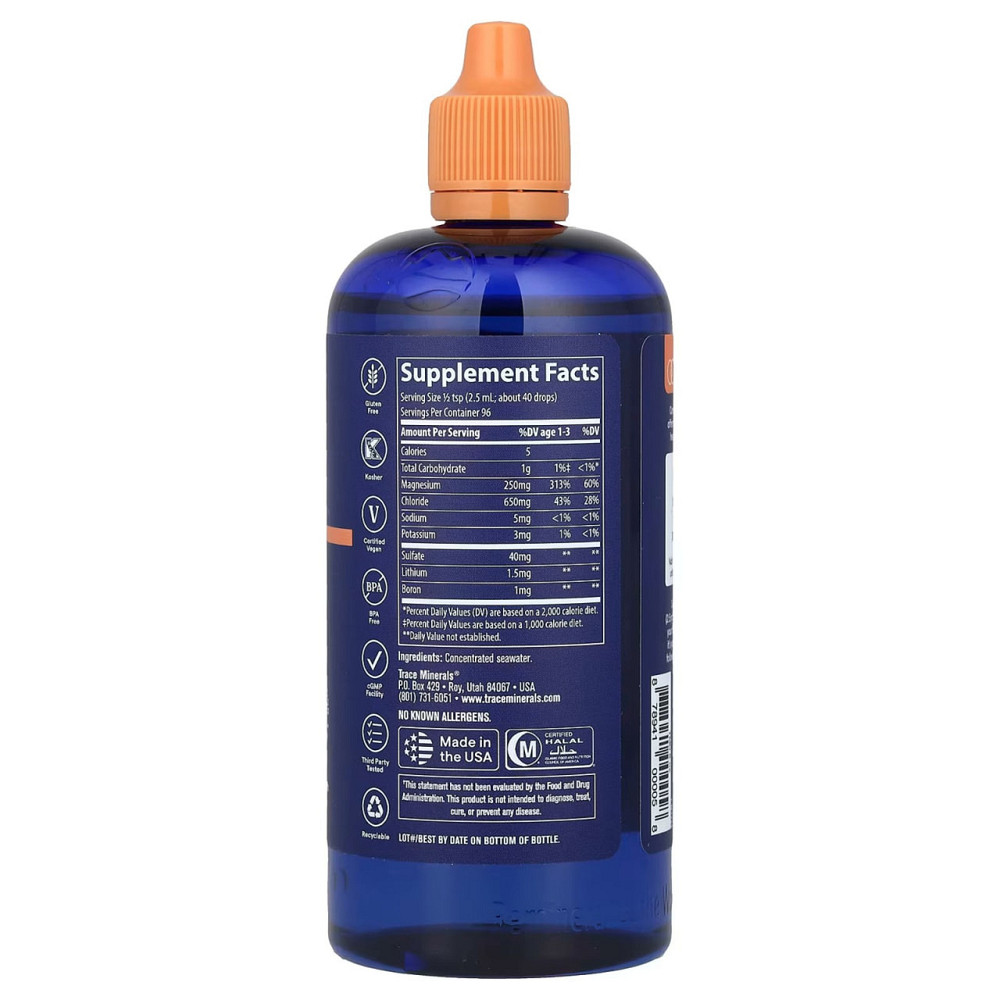 Минералы в каплях Trace Minerals Research  Trace Mineral Drops 237 мл Киев - изображение 2
