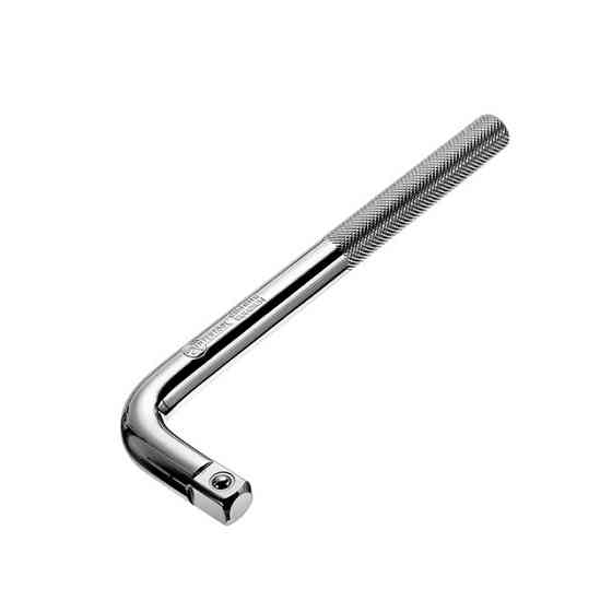 Вороток INTERTOOL ET-1028 – L-подібний, 1/2", 200 мм, Cr-V, STORM Львів