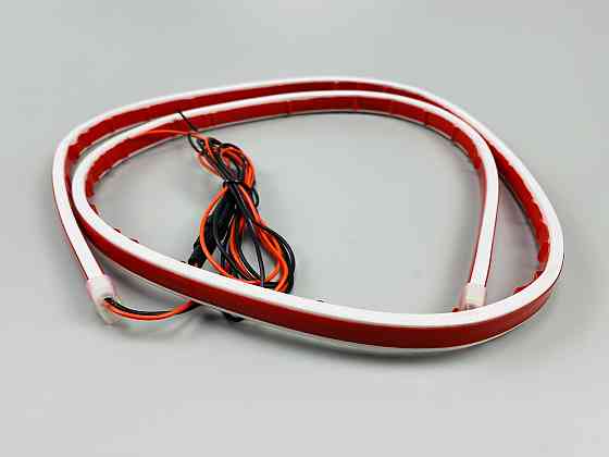 Стрічка LED додаткового підсвічування фар Гнучка світлодіодна смуга освітлення денні ходові вогні Мукачево