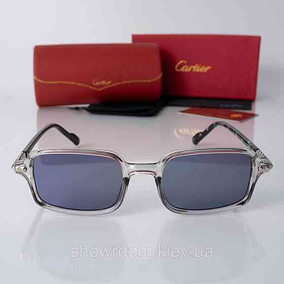 Женские стильные солнцезащитные очки Cartier (9121) Киев