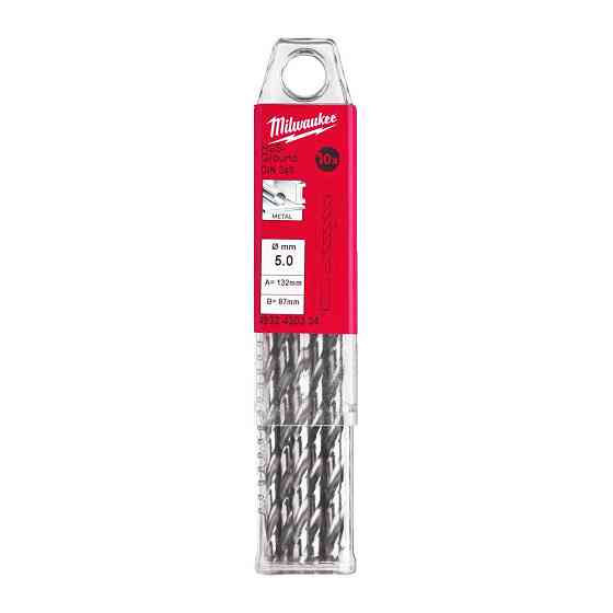 Свердло по металу HSS-G MILWAUKEE DIN340, діаметр 5,0 x 132 мм, (10шт) Одесса