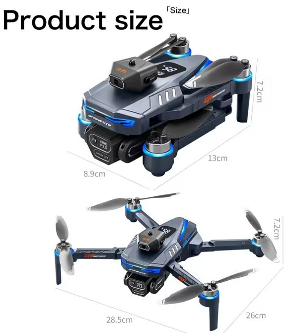 Новий!!! GT8 Max Великий Екран квадрокоптер. Харків - фото 3