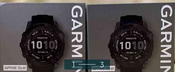 Смарт-годинник Garmin fenix 7X Sapphire Solar Black DLC Київ