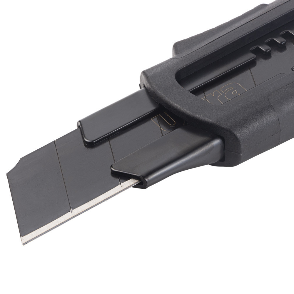 Нож сегментный лезвие 25мм корпус ABS/TPR автоматический замок ULTRA Киев - изображение 6