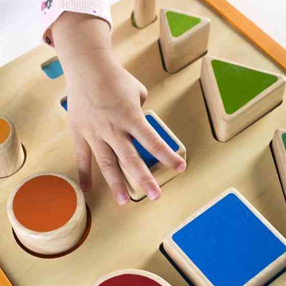 Дерев'яний сортер Guidecraft Manipulatives Фігури і розміри (G6737) Харьков