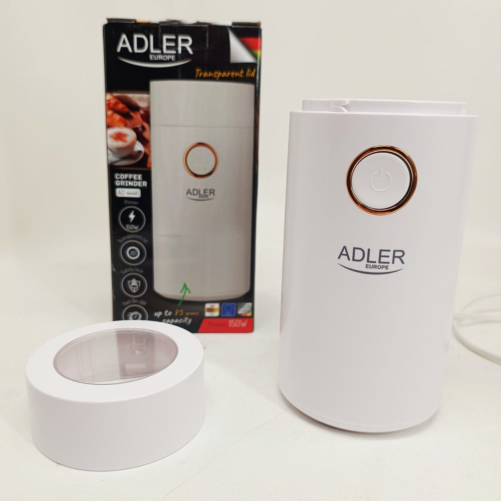 Кофемолка электрическая Adler AD 4446-wg Белая 150 Вт кухонный мини измельчитель для зерен кофе TN-18 Львов - изображение 17