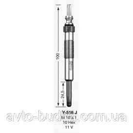 Свеча накалу на Рено Кенго 1.9D (D55(03.1999-> ,D65-F8Qc 632)) (98-2003) - NGK (Японія) - D-POWER NR12  6412 Новий Розділ