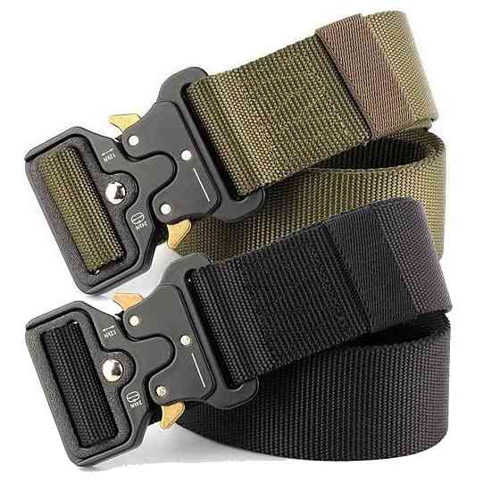 Тактический ремень 125 см Tactical Belt, Оливковый / Армейский ремень с пряжкой Cobra Киев