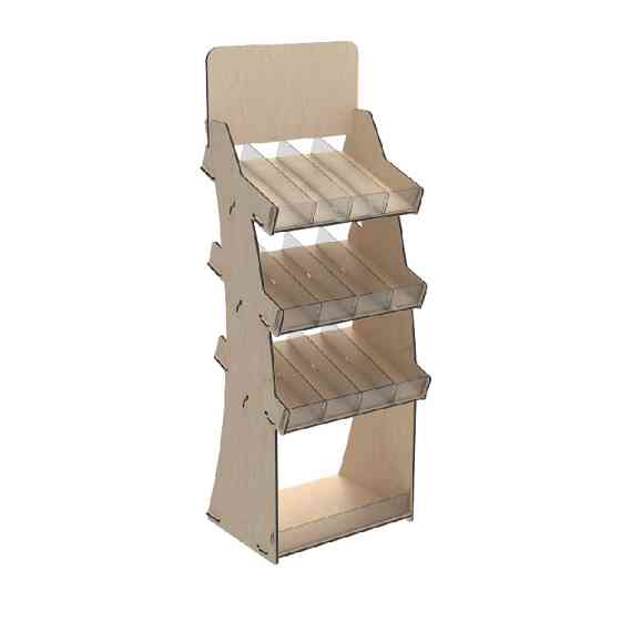 Стеллаж из фанеры EKOSTAR 530х470х1500 Киев