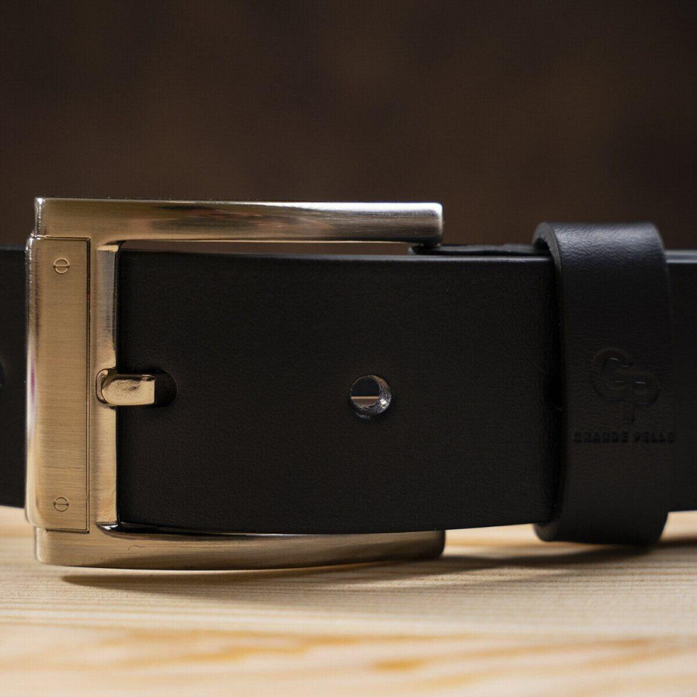 Ремінь чоловічий Grande Pelle 11055 Синій Київ - фото 8