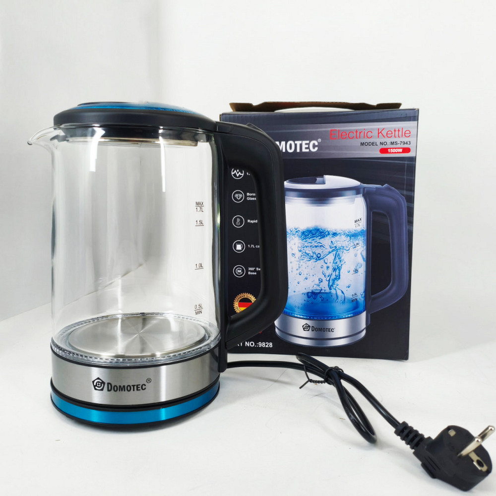 Чайник електричний з індикатором температури RAF R-7943 2.5л 2000Вт, Надійний електричний чайник EB-65 Львів - фото 2