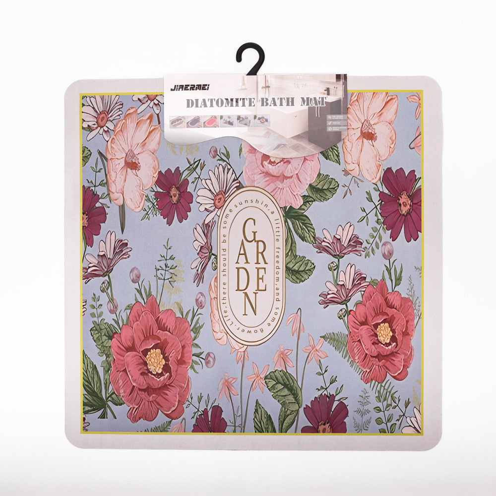 Yiwu Захисний килимок для ванної кімнати діатомітовий вологоабсорбуючий 58*57 см HP-42-2R Коломыя - изображение 3
