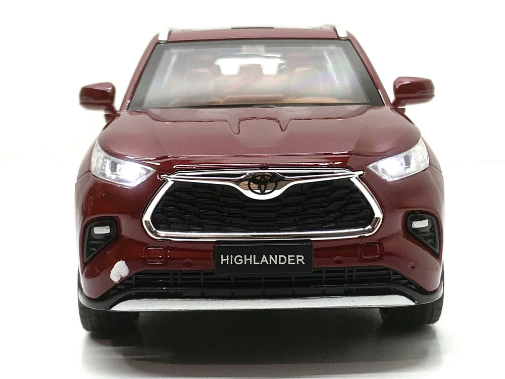 Машина Автосвит Toyota Highlander инерционная открываются двери капот багажник 21см Бордовий (AP-2024) Чернігів - фото 2