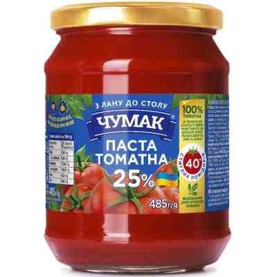 Соус Чумак Томатна паста 25% 485 г с/б (4823096008189) Вінниця
