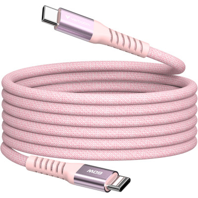 Дата кабель USB-C to USB-C 1.2m Magnetic 60W pink Verbatim (31853) Винница - изображение 1
