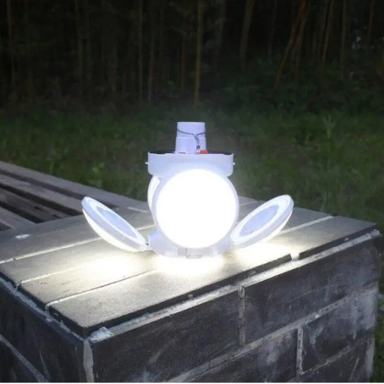 Кемпінгова лампа JG Solar Lamp 2029, акумуляторна, 5 Вт, світловий потік 1000 лм, 5 режимів, зарядка від USB Одеса