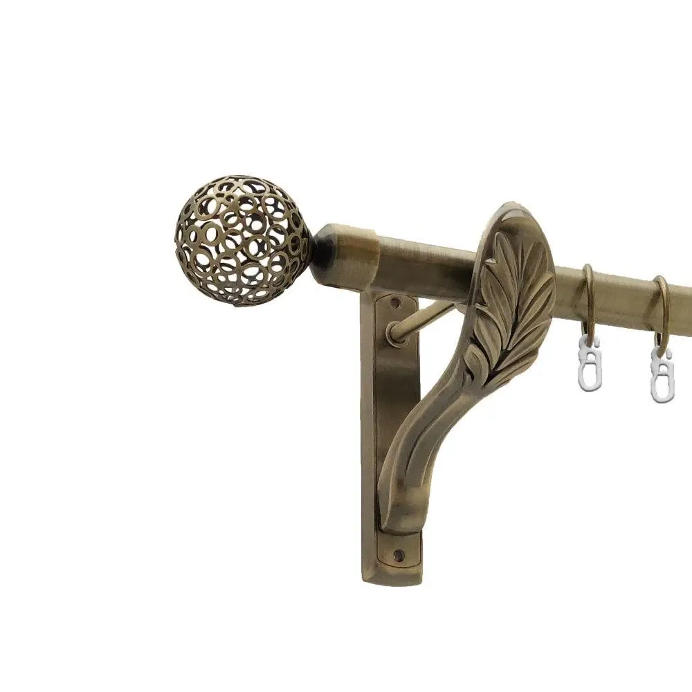 Карниз Orvit Савона металевий однорядний ретро Антик 25 мм 300 см (4224712) Львов - изображение 1