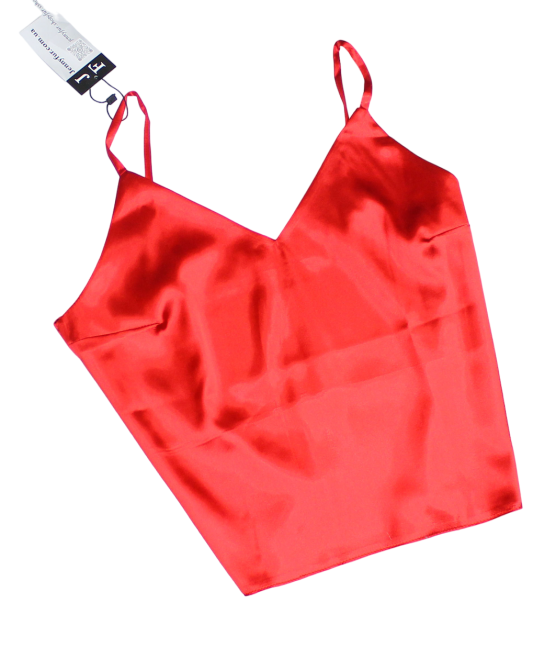 Базова майка жіноча атлас Червоний L Харків - фото 4