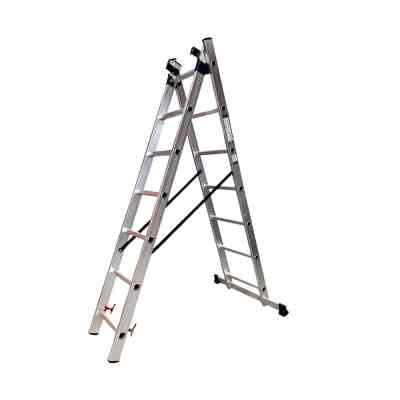 Драбина GTM 3-секції, розкладна, 3*7сх. 1,90-4,07м (KME307) Вінниця