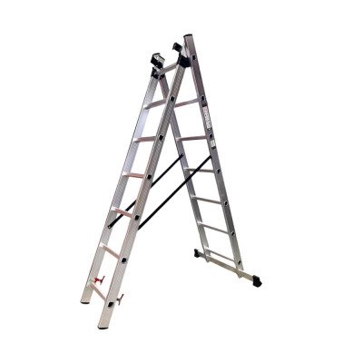 Драбина GTM 3-секції, розкладна, 3*7сх. 1,90-4,07м (KME307) Вінниця - фото 2