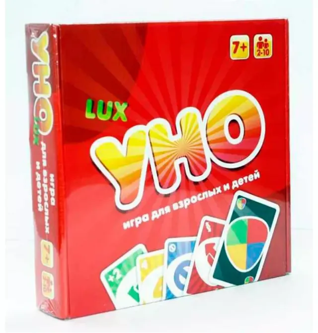 Настільна гра Strateg УНО Lux карткова українською мовою (40256), шт Київ - фото 1