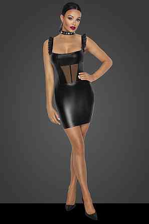 Платье Noir Handmade F257 Fucking Fabulous из Wetlook и прозрачного тюля, чёрное, M Sex Aura Киев