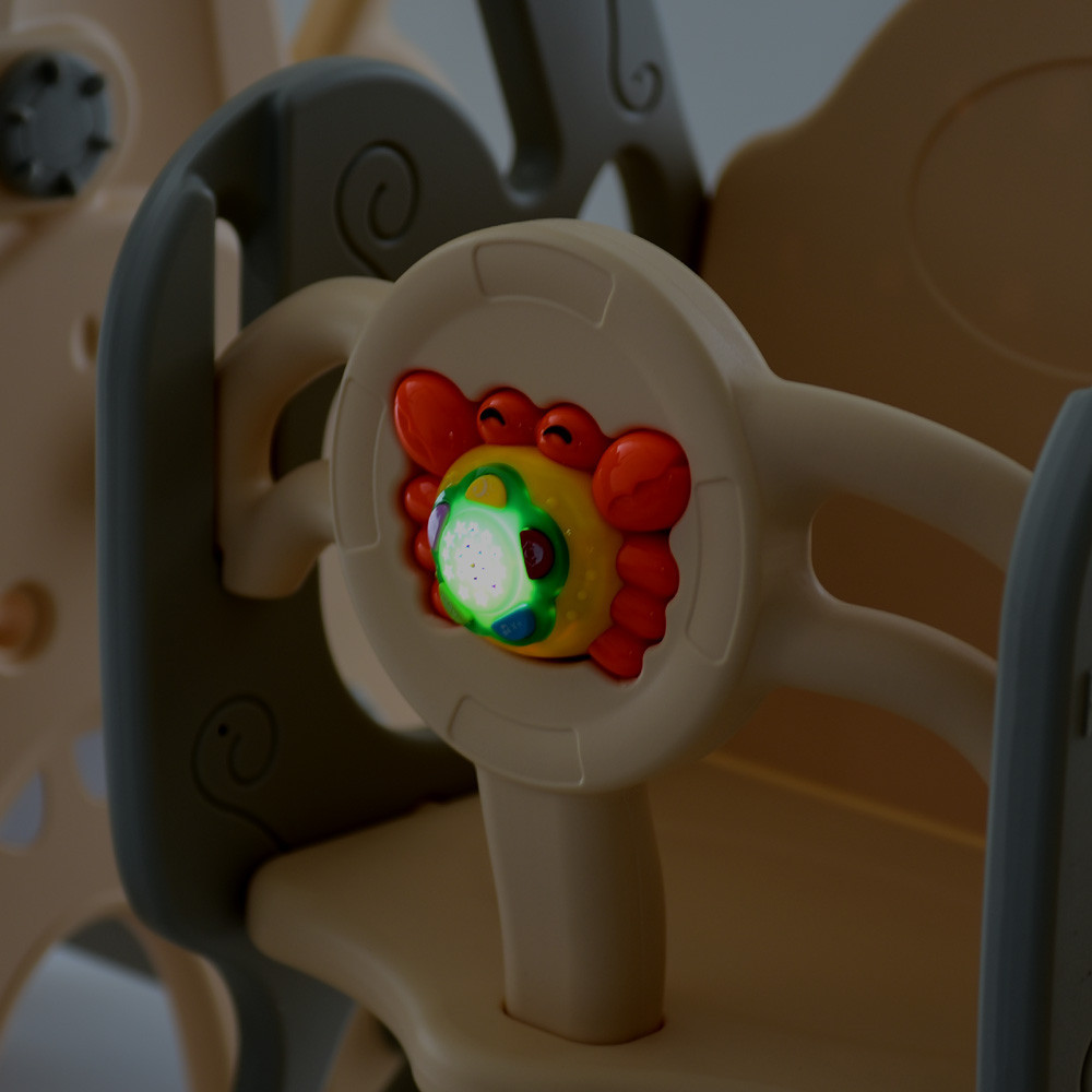 Детский игровой комплекс Bambi 3в1 (горка качеля баскетбол) (WM19083A-4) для детей Киев - изображение 3