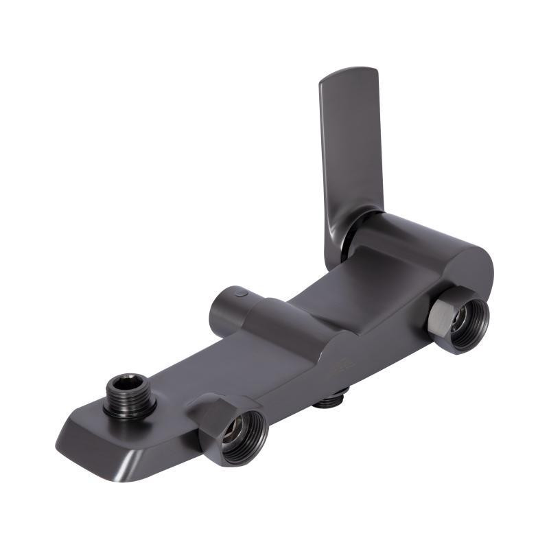 Душевая система для душа из латуни Qtap Slavonice на два потребителя QTSLA110GMB45913 Gunmetal Black PVD Харьков - изображение 7