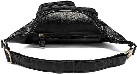 Поясная cумка мужская Черная (Vintage) Киев