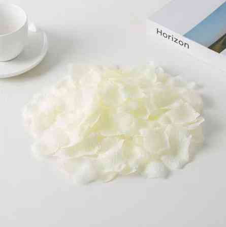 Пелюстки троянд штучні 100 штук 45 на 45 мм бежевий Київ