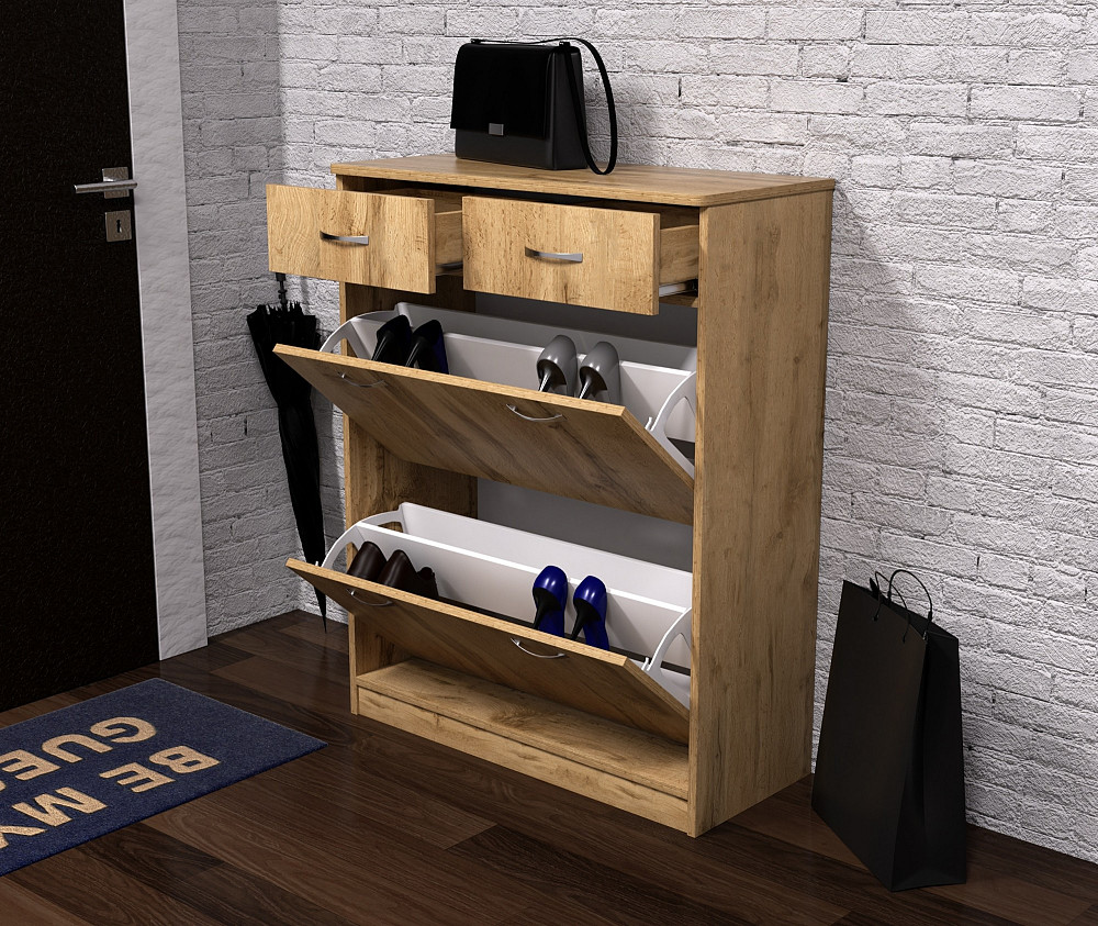 Тумба для обуви №2, Дуб Аппалачи, 800/350/1010 Львов - изображение 3