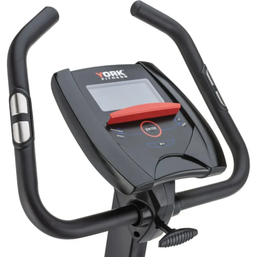 Велотренажер электромагнитный York Fitness C420 черный с красным Киев - изображение 8