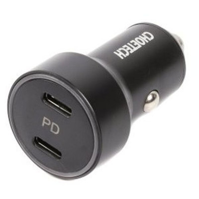 Зарядное устройство Choetech car 2хUSB-C 40W PD black (С0054-BK) Винница - изображение 2