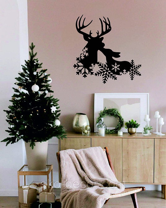 Декоративне настінне Панно «Олень», Декор на стену Київ - фото 4