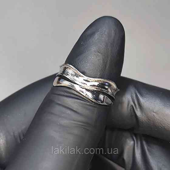 Каблучка #59 для фото нігтів (манікюру) колір срібло Херсон