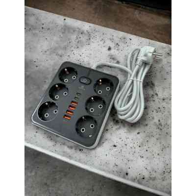 Мережевий фільтр живлення XoKo XK-SP-6-4-2-BK Вінниця