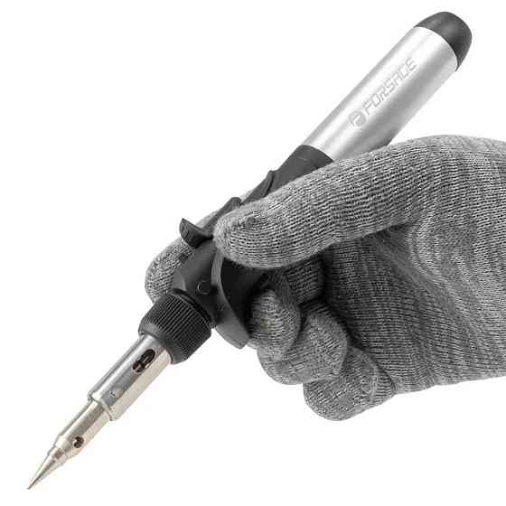 Паяльник газовий в наборі з насадками та пристосуваннями 8 пр, в ложементі FORSAGE F-248BSI Одеса