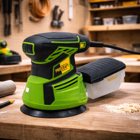 Эксцентриковая шлифмашина Procraft EX1010E профессиональная сетевая 125 мм, Шлифмашинка эксцентриковая для шлифования 350 Вт Львов