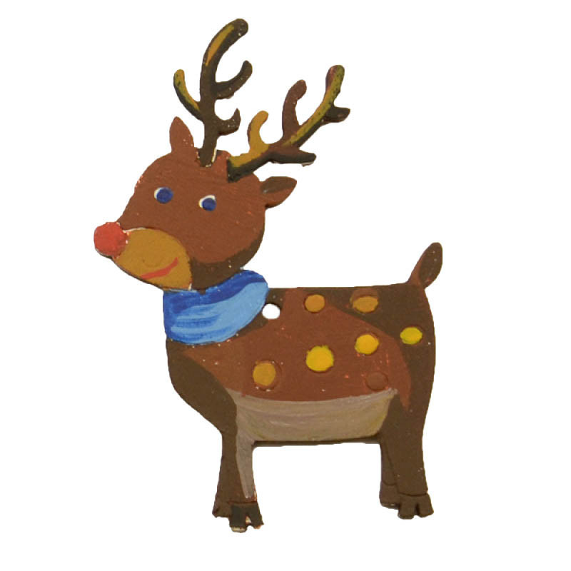 Набір для творчості новорічний Розпис акриловими фарбами "Олень та пінгвін" Умняшка НГ-002/2 Вінниця - фото 5