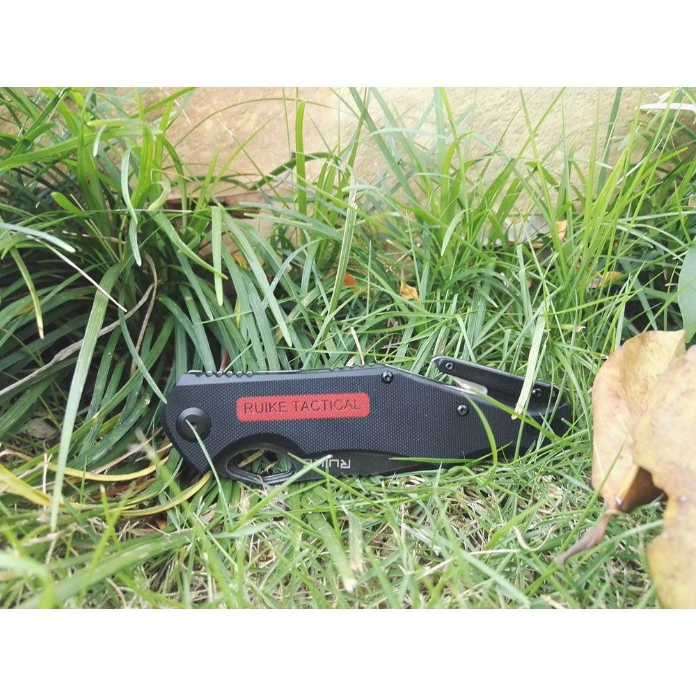 Ніж складаний мисливський Ruike M195, (10.8 см) D2 / G10 чорний Київ - фото 18