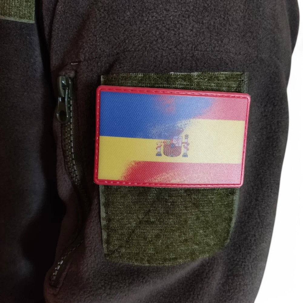 Патч / шеврон прапор Іспанія - Україна Запоріжжя - фото 2