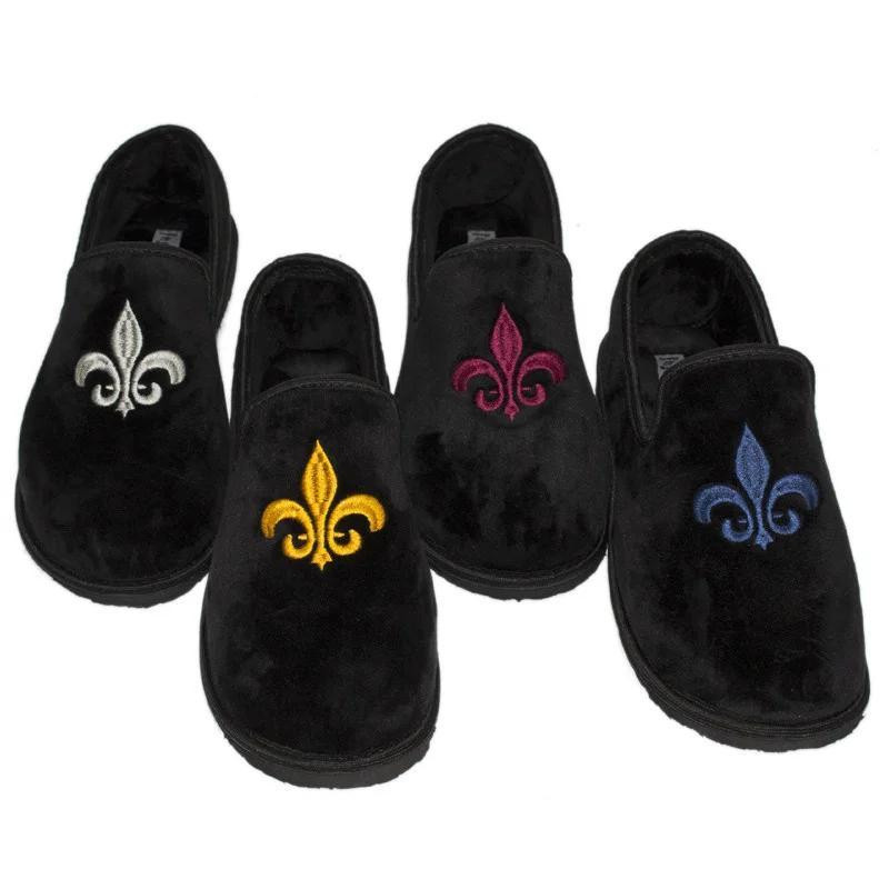 Капці із задником чоловічі домашні туфлі тапки чорні "Біла лілія" Одеса - фото 15