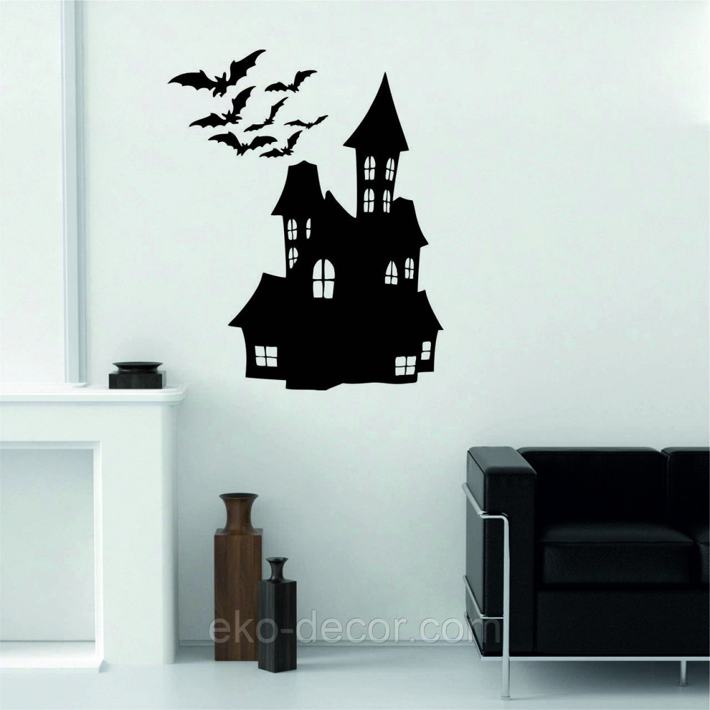 Декоративне настінне Панно «Замок», Декор на стіну 70*53 см, Чорний Київ - фото 4